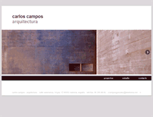 Tablet Screenshot of carloscampos-arquitectura.com